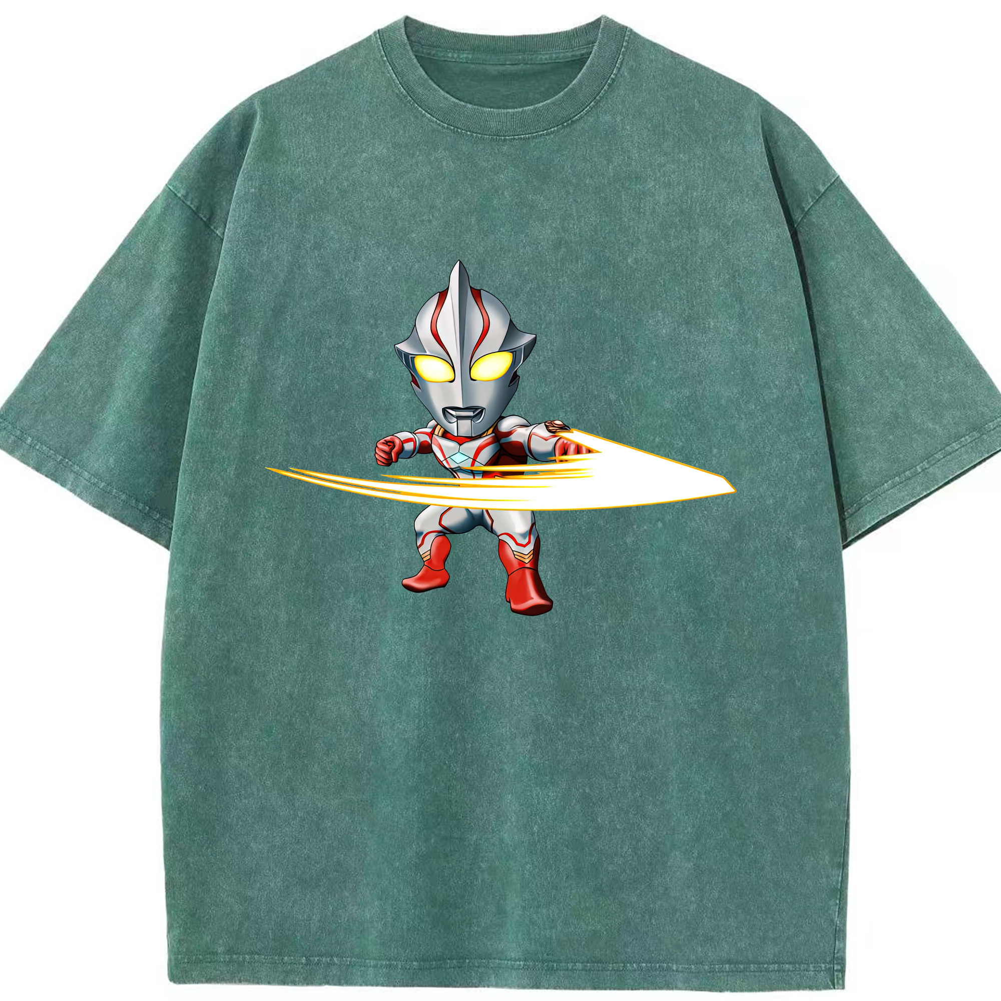 （画像用） ウルトラマン Ultraman 綿100% ヴィンテージ風 半袖Tシャツ（フロントプリント）